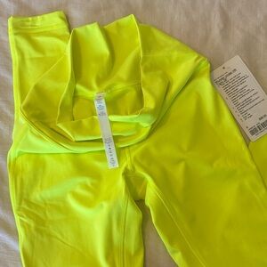 Neon Yellow Lululemon Leggings